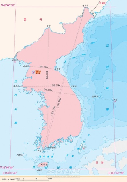 교육도서출판사의 조선지도