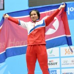 〈女子重量挙げ〉75kg級・キム・ウンジュ選手、世界新で金メダル