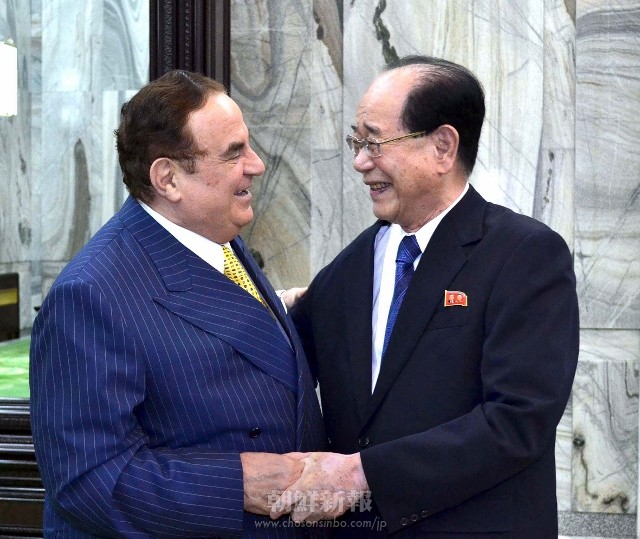 金永南委員長、伊投資グループ理事長と会見 朝鮮新報