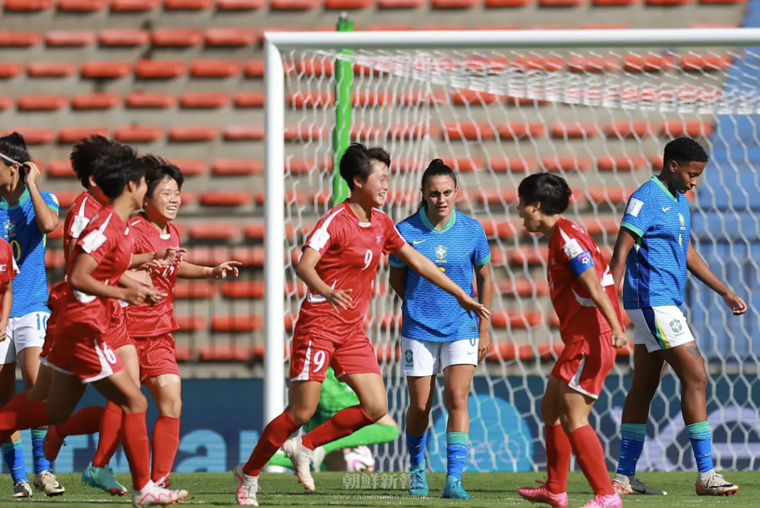 〈サッカーＵ20女子W杯〉朝鮮がブラジルに1-0で勝利、準決勝は米国と対戦