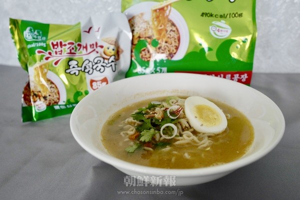 〈DS取材班〉 朝鮮のインスタントラーメン事情／商品開発が盛ん、地方の特産も