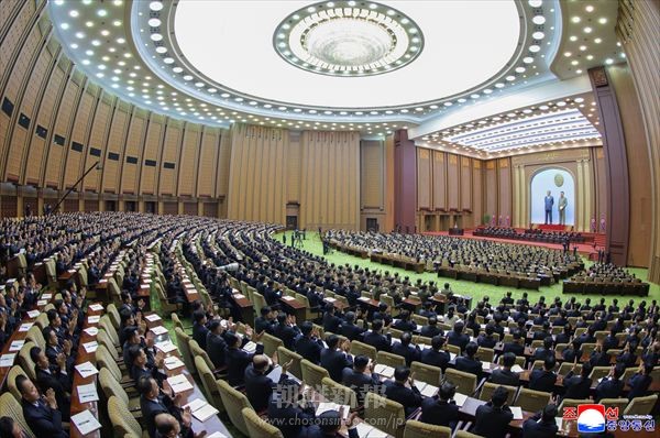 演説で対米対韓立場を表明／最高人民会議第14期第13回会議