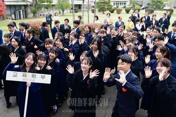 〈朝大入学式２０２６〉念願のウリハッキョに／２人の日本高校卒業生、大分県出身生徒が入学