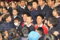 「学校から代表選手、誇らしい」／サッカー朝鮮代表選出の2選手が母校・埼玉初中で報告会