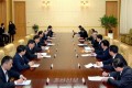 조선로동당대표단과 중국공산당대표단사이의 회담 진행