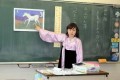 〈교실에서-미래를 가꾸는 우리 선생님 55〉 도꾜조선제9초급학교 3학년 김유가교원