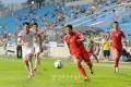 〈인천 아시아대회・남자축구〉조별련맹전에서 승리