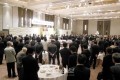 총련결성 60돐 오사까부본부 축하연／각계 일본인사, 총령사관 대표 등 400여명으로 성황