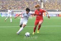 평양에서 북남이 대전, 치렬한 공방전끝에 무승부／AFC녀자아시아컵경기대회 예선 2조경기