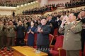 김정은원수님을 모시고 수소탄시험의 완전성공으로 민족사적대경사, 특대사변을 안아온 핵과학자, 기술자들을 위한 축하공연 성대히 진행