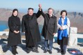 〈북남수뇌회담〉김정은원수님께서 문재인대통령과 함께 백두산에 오르시였다
