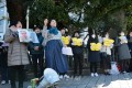 《일본정부는 공식사죄하고 배상하라!》／도꾜에서 김복동, 리모할머니추도 긴급행동