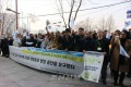 남・일시민단체 일본대사관 앞에서 기자회견／3.1인민봉기 100돐