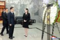 김정은원수님께서 김대중 전 대통령의 부인 리희호녀사의 유가족들에게 조의문과 조화를 보내시였다