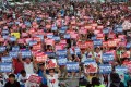 아베규탄의 목소리, 최대규모로／8.15에 서울에서 10만명 초불집회