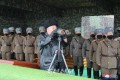 김정은원수님, 인민군부대들의 합동타격훈련을 지도