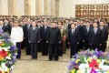 김정은원수님께서 민족최대의 경사스러운 광명성절에 즈음하여 금수산태양궁전을 찾으시였다