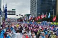《전쟁을 부르는 대결정책 중단하라!》／서울에서 자주평화통일대회