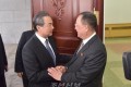 조선외무상과 중국 국무원 국무위원 겸 외교부장사이의 회담 진행