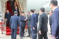김정은원수님께서 싱가포르공화국에 도착하시였다