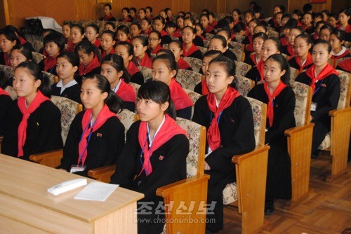 결단식에 참가하는 학생들(사진 리영덕기자)