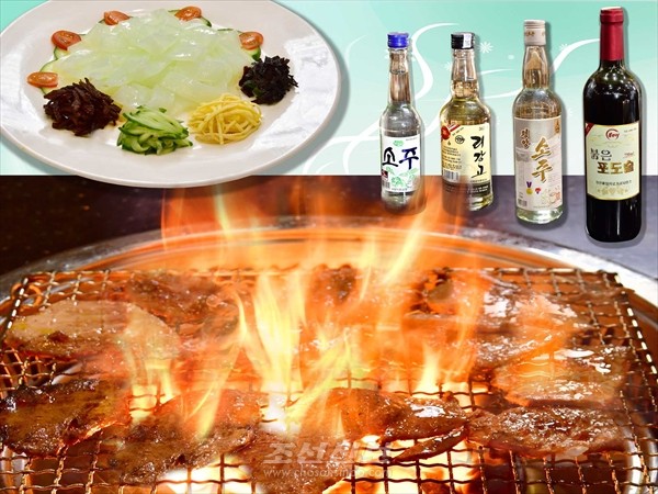 평양시민들이 즐겨찾는 창광음식점거리