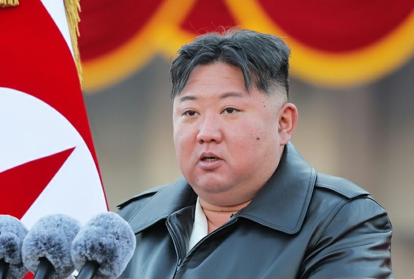 무장장비증정식에서 한 김정은원수님의 연설