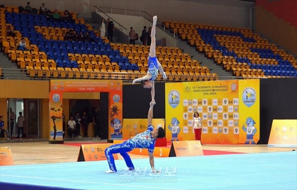 교예체조, 아시아선수권에서 쟁취한 3개의 금메달